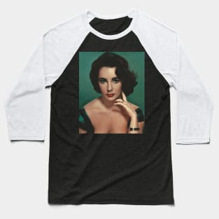 Elizabeth Taylor Baseball T-Shirt